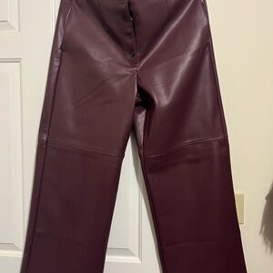 Banana Republic faux leather pants